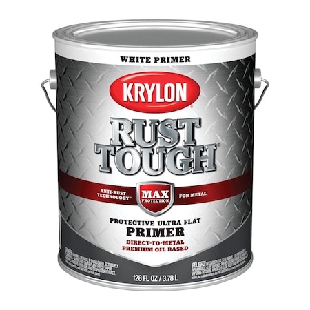 Krylon Rust Tough Primer, White, 1 Gal. K09744008